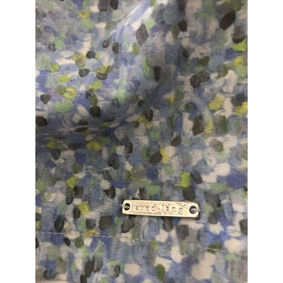 Jared Lang Speckled Flecked Swim Trunks 5.5 Inseam Pockets Size Small Blue Green - Picture 4 of 5